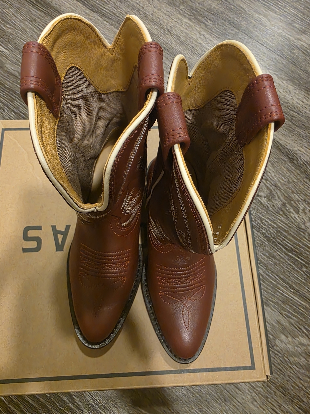 Tecovas Kids' Red Western Cowgirl Boots - Picture 2 of 7